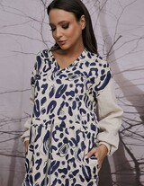 OFFER / IRINE13009B Mini Leopard Print Dress