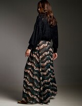 OFFER / TIQERTILY15047 Maxi Printed Skirt