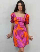 IDUNN14507N499 Κοντό Printed Cut Outs Φόρεμα