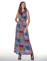 OFFER / KKW3613023 Side Cut Maxi Dress