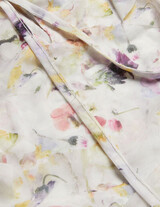 LAURIIN274664 Sleeveless Floral Ruffle Detail Midi Dress